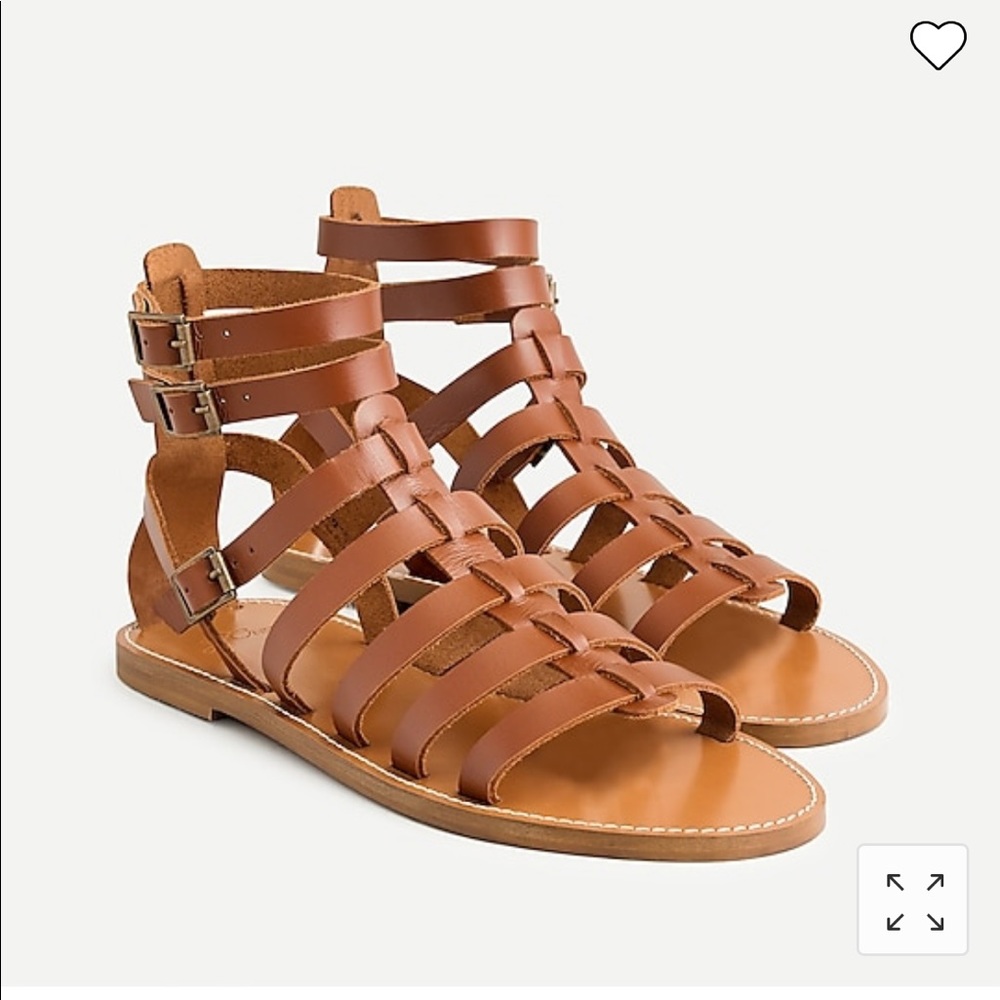 J. Crew Brown Gladiator Sandals